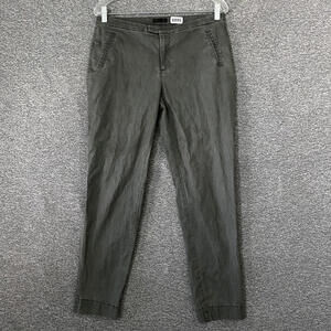 ATM Women's Size 8 Gray Cotton Blend Skinny Leg Chino Pants